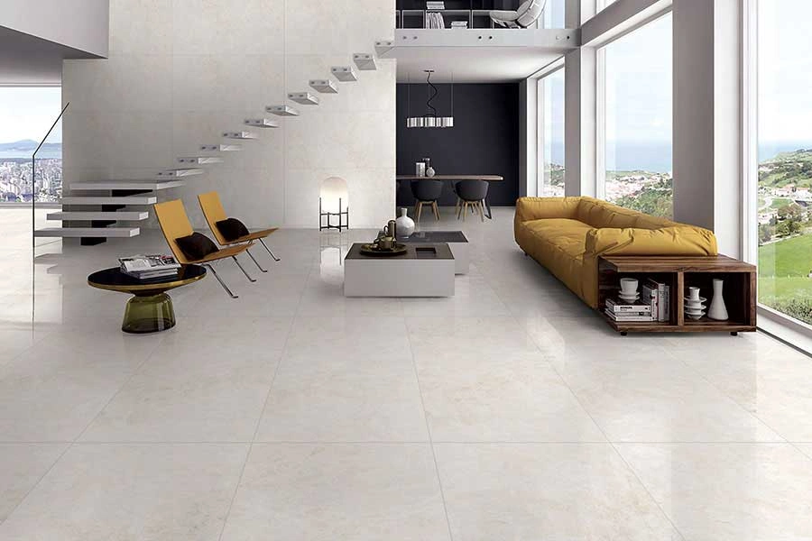 tile designs for living room with large ceramic tiles