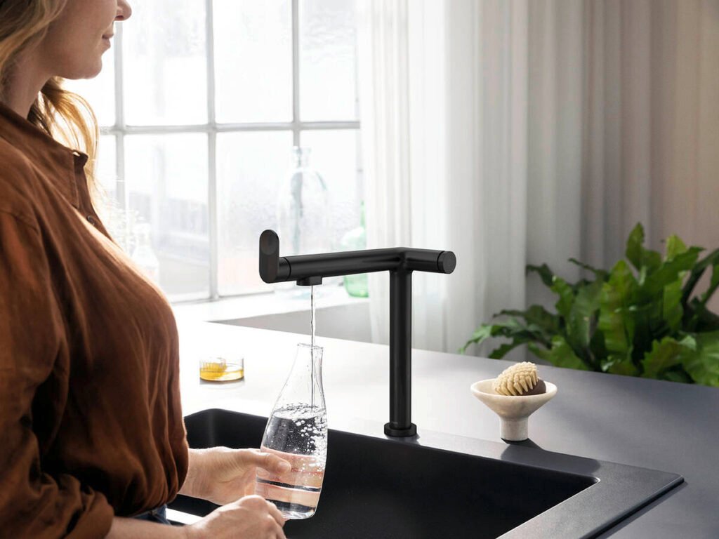 modern hansgrohe faucet design showcased by hansgrohe dealer in gurgaon