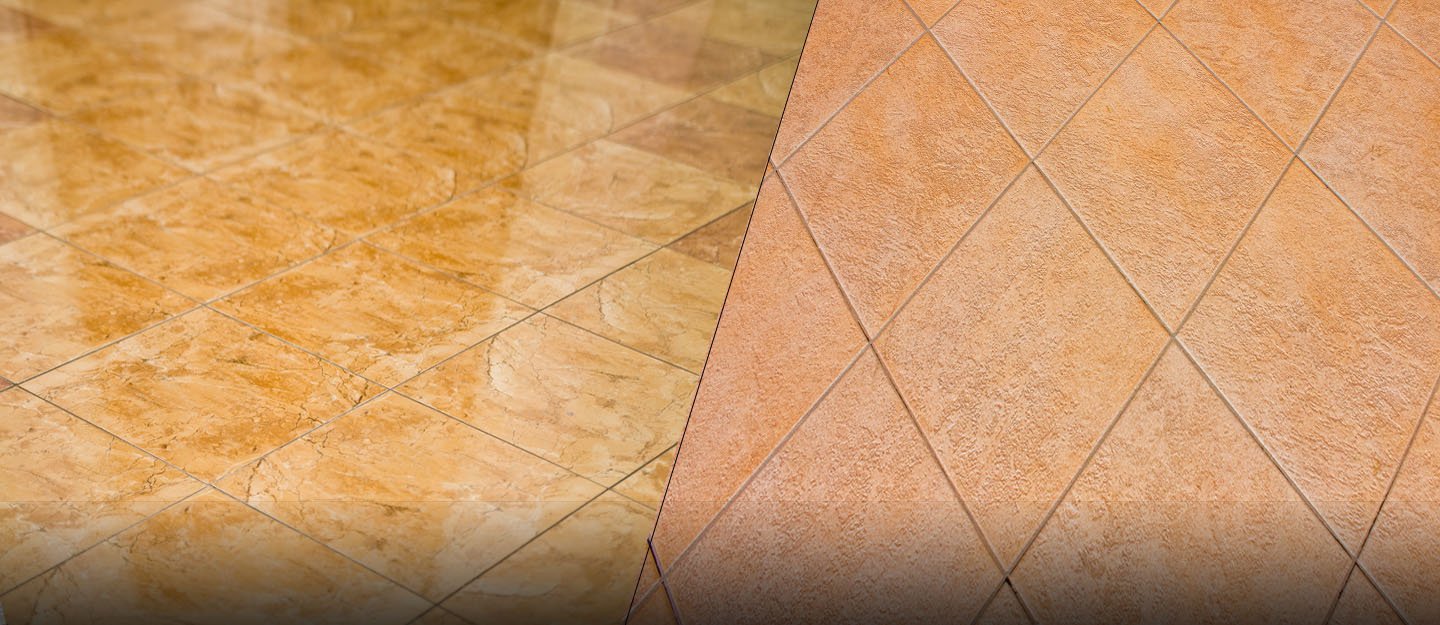 Matte vs Glossy Tile Finish Comparison