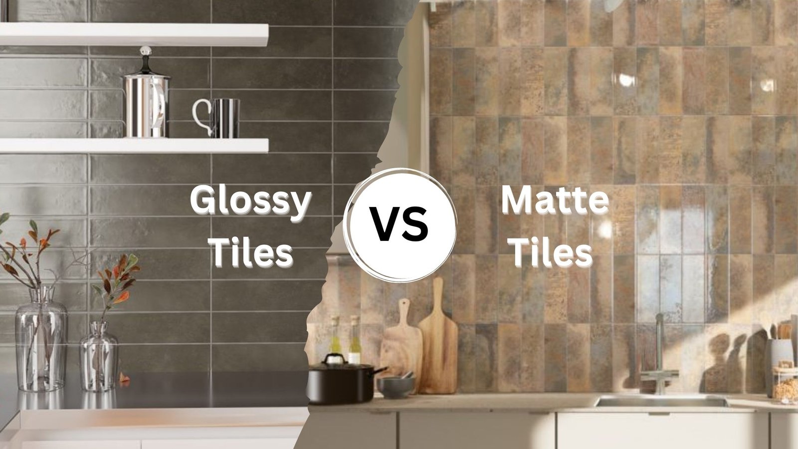 glossy tiles vs matte tiles