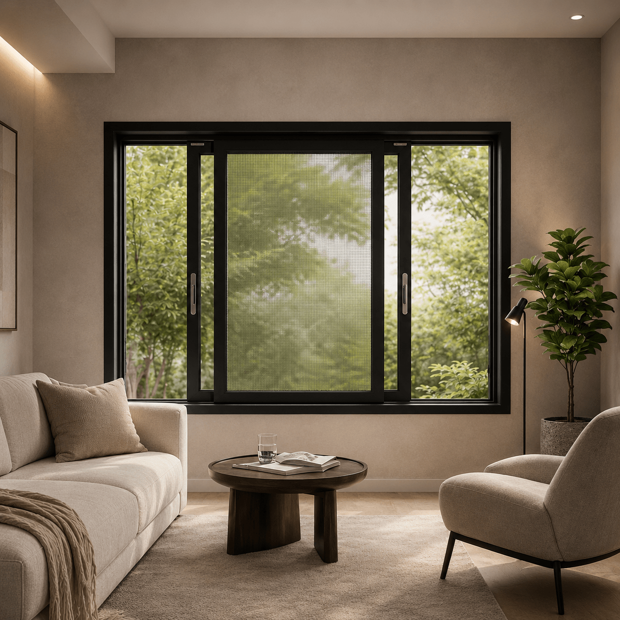 Sliding doors showroom Gurgaon – premium aluminium doors windows Deceramica