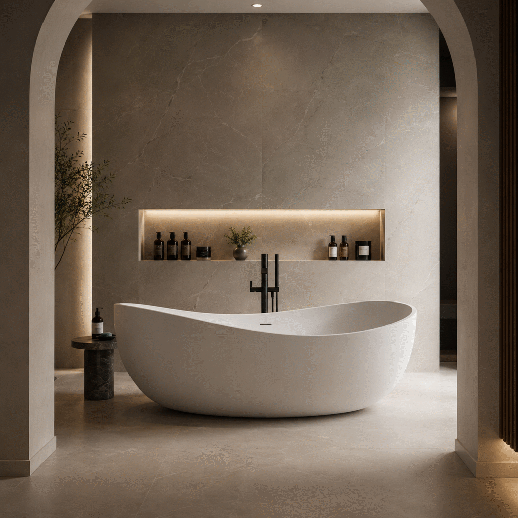 Luxury freestanding bathtub India – premium bathtub showroom Gurgaon Deceramica