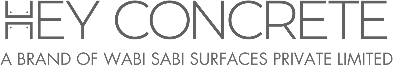 Hey Concrete brand logo – premium concrete surfaces showroom Gurgaon Deceramica
