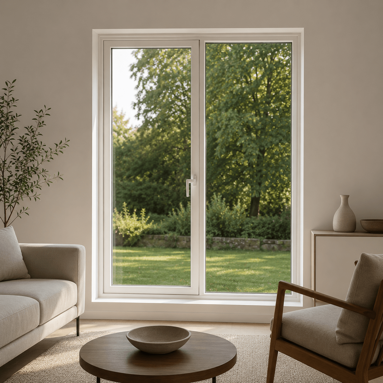 Premium uPVC windows showroom Gurgaon – luxury uPVC window doors Deceramica