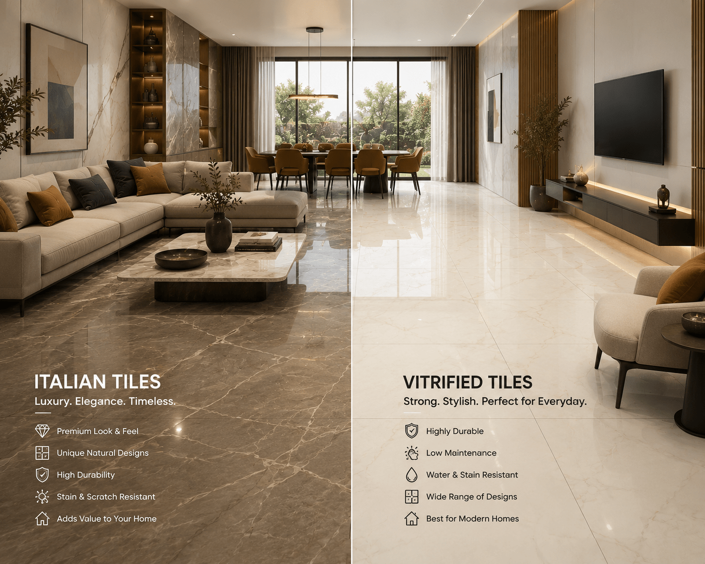 italian tiles vs vitrified tiles