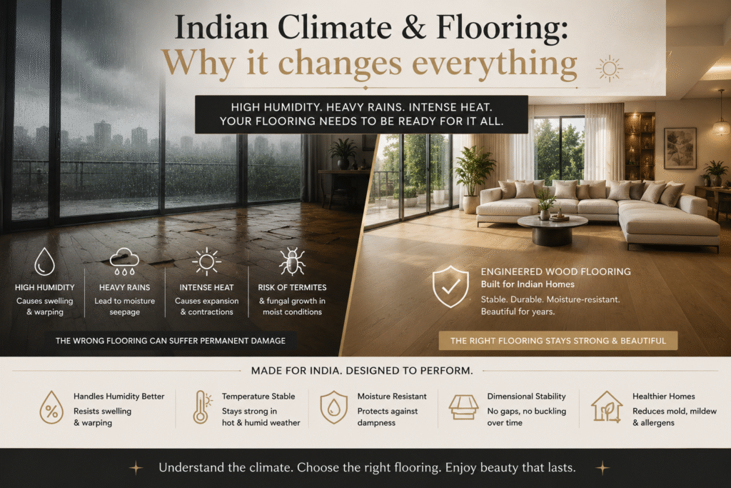 Indian climate and flooring solutions